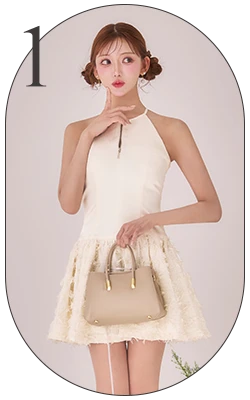 明日花キララちゃん着用 アメリカンスリーブドレス