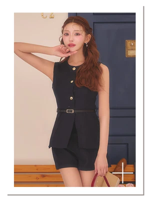 明日花キララちゃん着用 ノースリーブショートパンツセットアップ