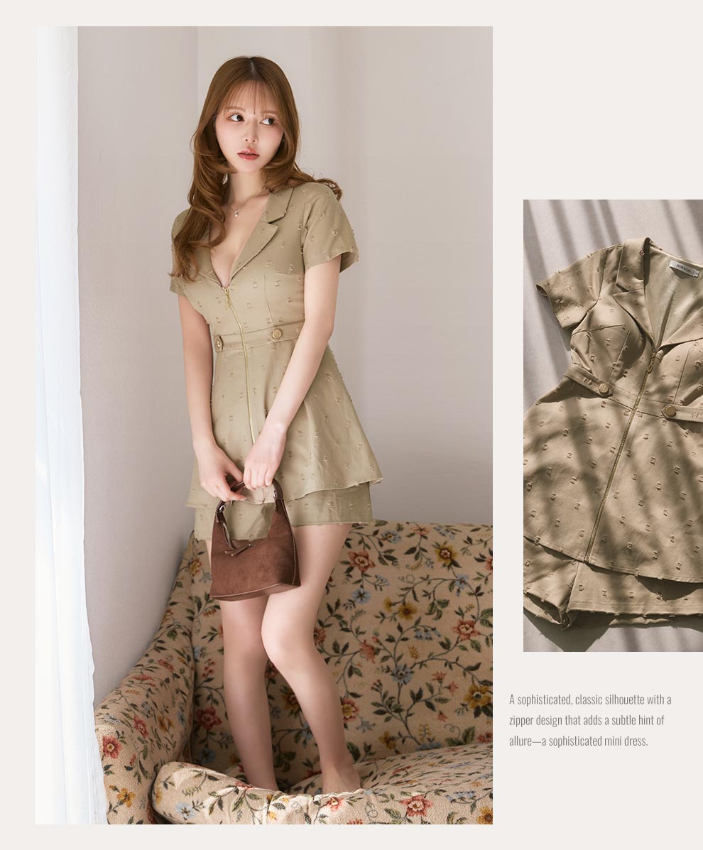 テーラードショートパンツセットアップ2