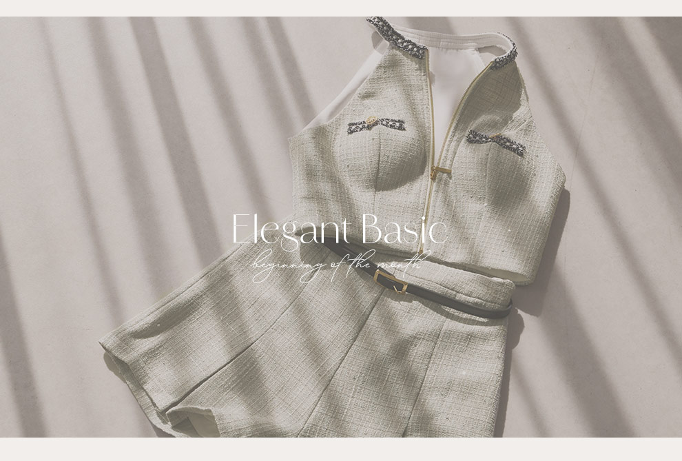 ツイードスパンコールセットアップ4