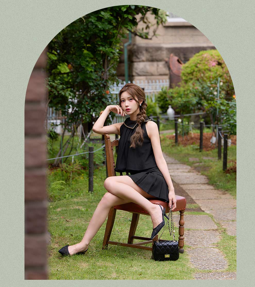 襟付きアメスリプリーツセットアップ2
