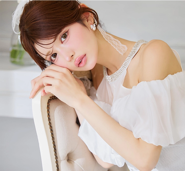 シフォンショルダービジュードレス/キャバドレス10