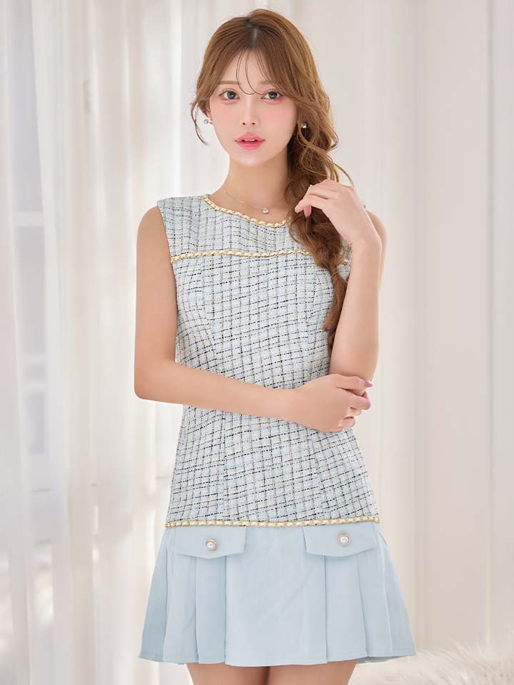 ローライズノースリーブミニドレス/キャバドレス02