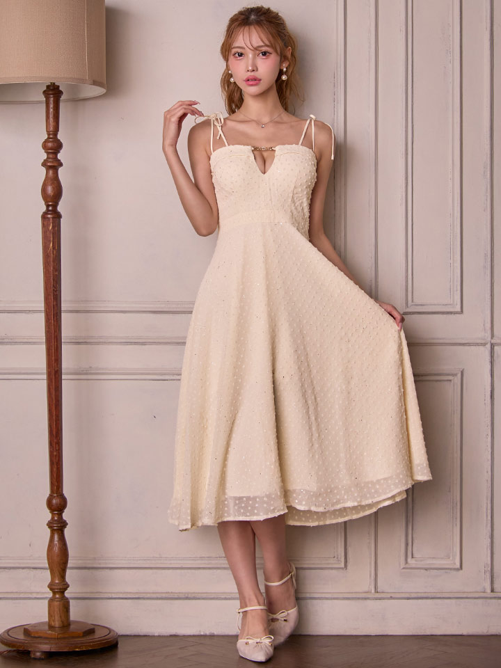 ロングラメワンピースドレス/キャバドレス1