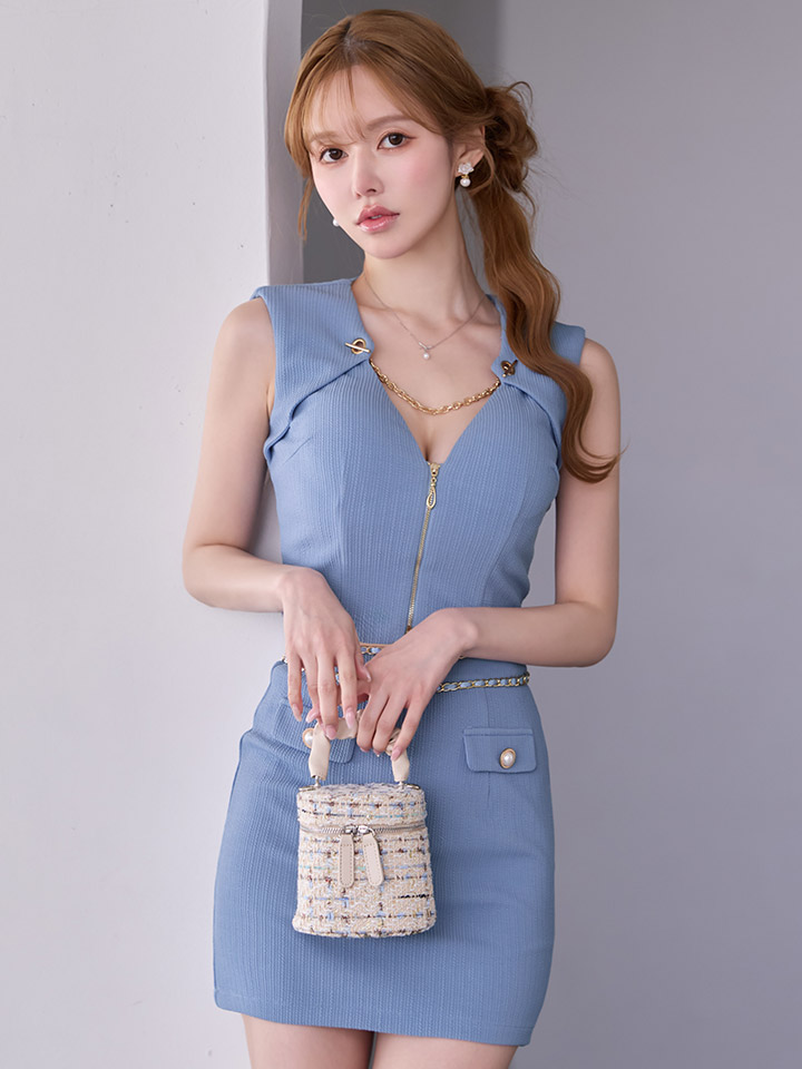 ネックチェーンセットアップドレス/キャバドレス13