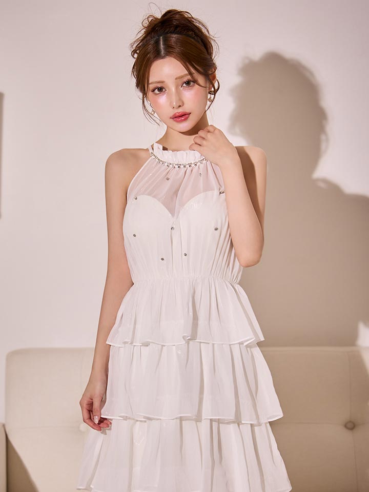 アメスリティアードワンピースドレス/キャバドレス2