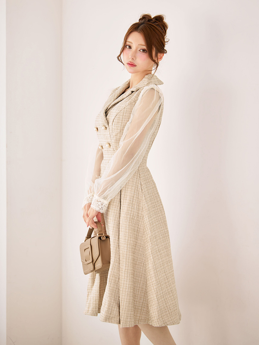 ルイ・イカール、小さい蝶々、豪華限定版・定価１０万３千円、新品額付 新サイズ登場!【sifeel/シフィール】シアースリーブフレア