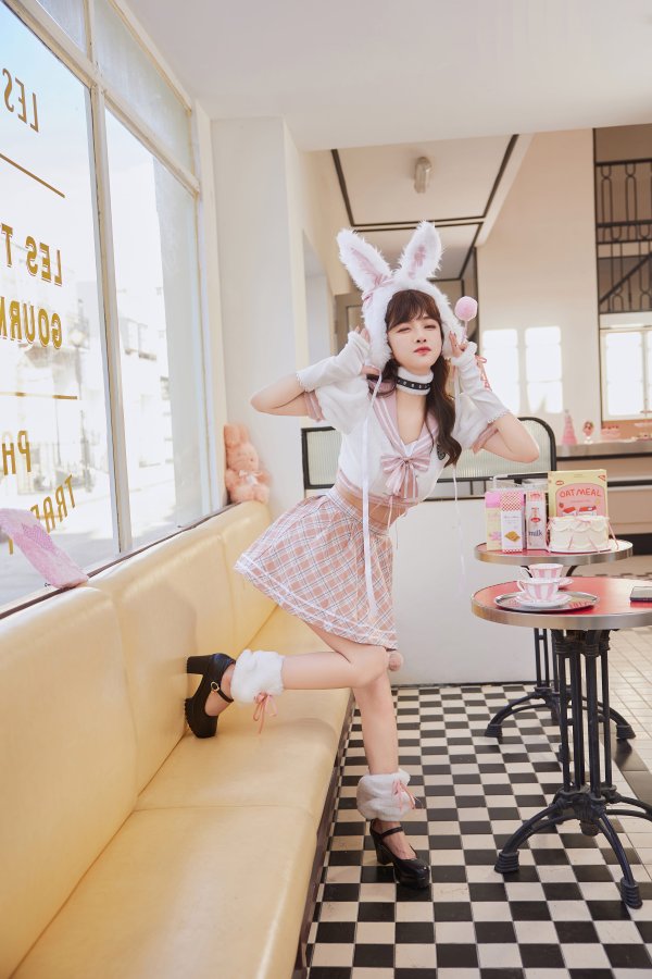 画像7: 【即日発送】ドーリーバニーアイドルセーラー【マリームーン】【ハロウィンコスプレ7点セット】【フリーサイズ/2カラー】[HC03] (7)