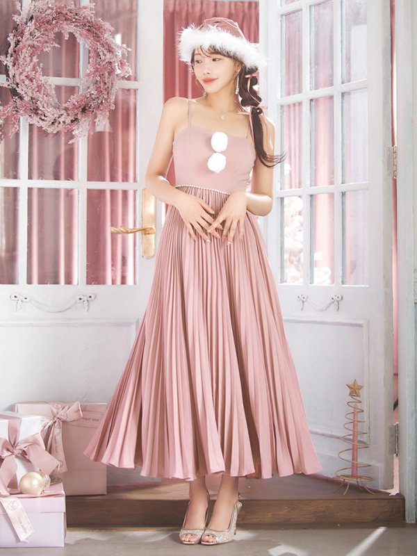 画像5: 【ノベルティ対象】【即日発送！】【サンタコス 4点セット】【S-Lサイズ/1カラー】ボレロ付きワンピースサンタ[YMT] (5)