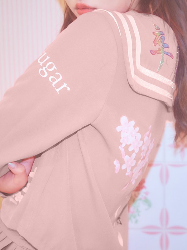 画像6: 【即日発送！】【ハロウィン】ピンクJK/女子高生/セーラー服コスプレセット【ハロウィン3点セット】【S-Lサイズ/1カラー】[HC03] (6)