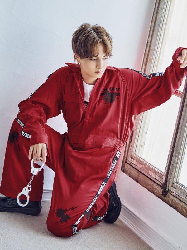 画像13: 【即日発送！】【ハロウィン】 ユニセックス/ 囚人コスプレ コスチューム 【コスプレ2点セット】 【S-XXLサイズ/2カラー】(HC206-SV)[OF01] (13)