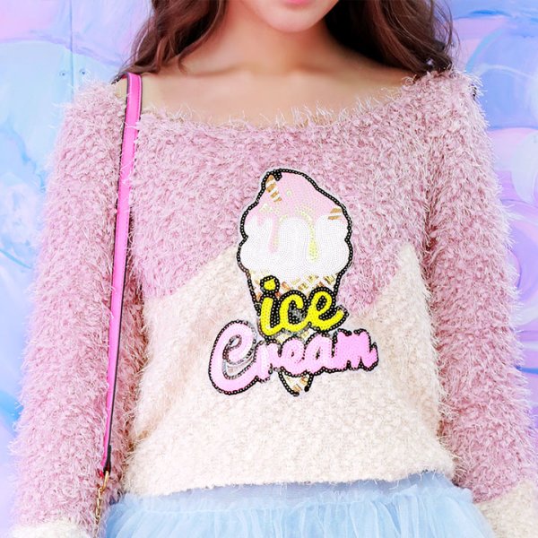 画像5: 【SALE!!】【即日発送】アイスクリームガールコスプレセット【ハロウィン2点セット】【S-Mサイズ/1カラー】(B100AX)[HC02] (5)