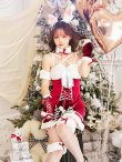 画像1: 【即日発送！】【クリスマスコスプレ8点セット】【Malymoon/マリームーン】スイートバニーフレーバーサンタドレス【フリーサイズ/3カラー】[YMT] (1)