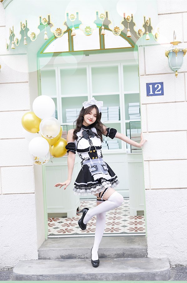 画像12: 【即日発送】プリンセスメイド【マリームーン】【ハロウィンコスプレ8点セット】【フリーサイズ/2カラー】[HC03] (12)