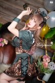 画像2: 【即日発送】レオパードメイド【マリームーン】【ハロウィンコスプレ9点セット】【フリーサイズ/1カラー】[OF04] (2)