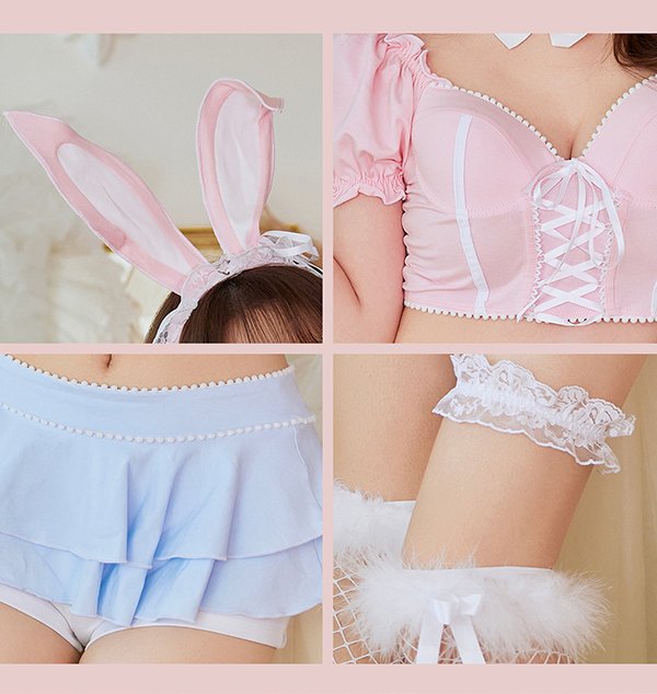 画像12: 【即日発送】ドリームバニー【マリームーン】【ハロウィンコスプレ11点セット】【フリーサイズ/2カラー】[OF04] (12)