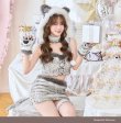 ベージュ　モデル身長：166cm　着用サイズ：Fサイズ