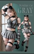 グレー モデル身長:161cm 着用サイズ:Fサイズ