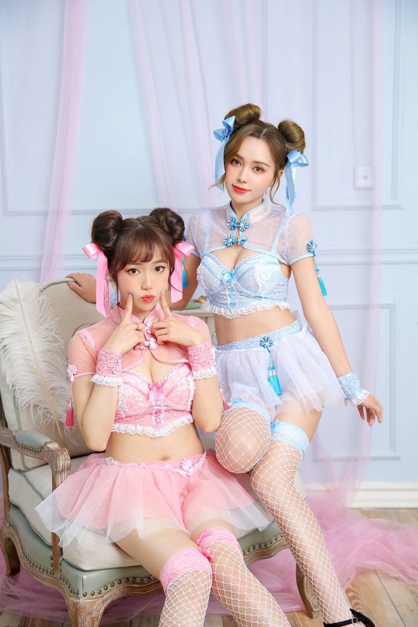 画像8: 【即日発送】フェミニンチャイナドレス《ハロウィンコスプレ8点セット》【Dreamy Doll/ドリーミードール】[HC02] (8)