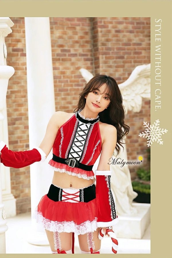 画像6: 【即日発送】【クリスマスコスプレ7点セット】【Malymoon/マリームーン】ネコ耳ケープサンタ【フリーサイズ/1カラー】[YMT] (6)