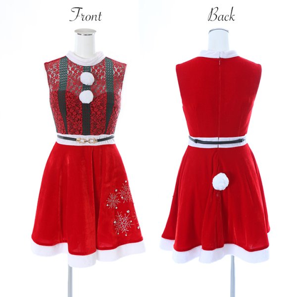 画像7: 【即日発送】【X'mas6点セット】ホワイトバニーサンタコスプレ[YMT] (7)