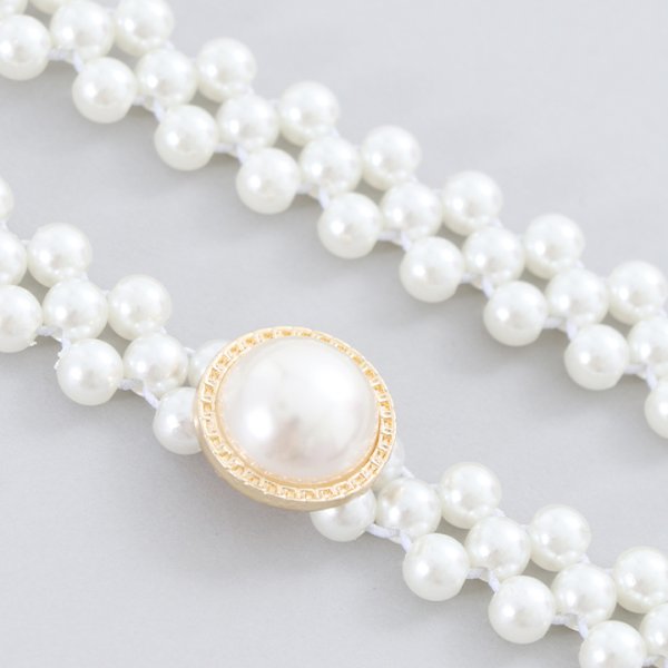 画像2: 【即日発送】パール帯飾り/ 丸真珠[OF04] (2)