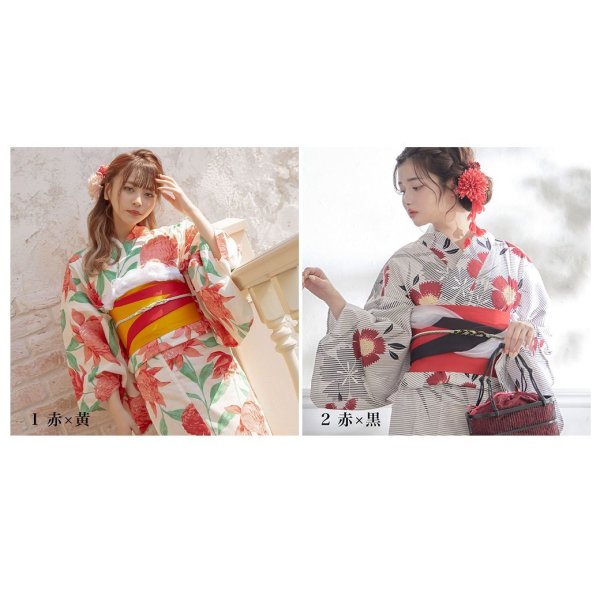 画像7: 【浴衣帯】リバーシブル単帯 平帯 単品[YMT] (7)