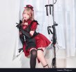 画像2: 【ノベルティ対象】【即日発送】ブラックデビルハーネスナース【マリームーン】【ハロウィンコスプレ9点セット】【フリーサイズ/1カラー】[YMT] (2)