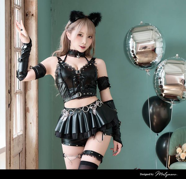 ブラック モデル身長:161cm 着用サイズ:Fサイズ