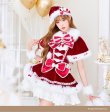 画像7: 【クリスマスコスプレ8点セット】【Malymoon/マリームーン】リボンケープドーリーサンタコスプレ【2サイズ/1カラー】【予約/12月上旬発送予定】[HC03] (7)