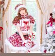 画像7: 【クリスマスコスプレ10点セット】【Malymoon/マリームーン】レディチェックリュバンサンタ【2サイズ/1カラー】【予約/12月上旬発送予定】[HC03] (7)