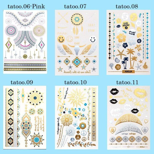 画像3: 【即日発送】【タトゥーシール】フェスやイベントに必須の新感覚アクセ★[HC03] (3)