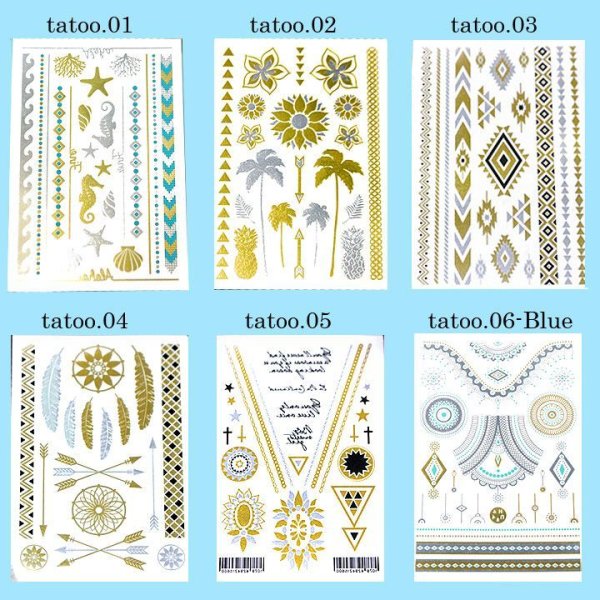 画像2: 【即日発送】【タトゥーシール】フェスやイベントに必須の新感覚アクセ★[HC03] (2)