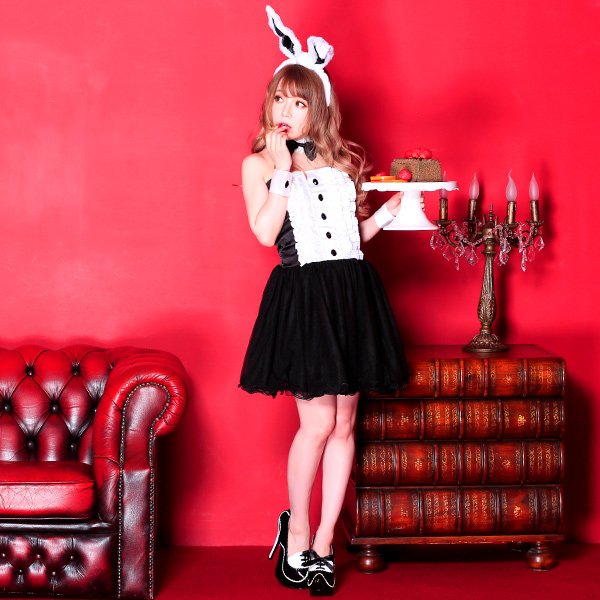 画像8: 【ハロウィン小物】cuteなリボンとダマスク柄の裏地も可愛い♪15cmヒールサンダル[HC03] (8)