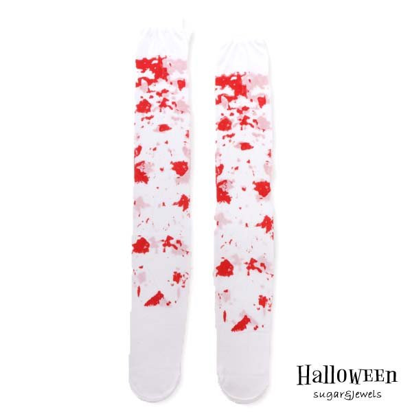 ハロウィン小物】血だらけニーハイソックス「jSB1607」[HC02