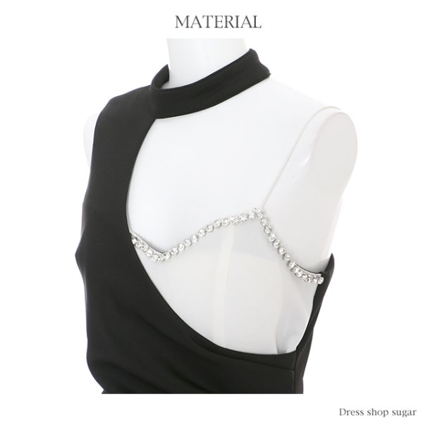 画像13: SALE！【Riageセール】ワンショルホルタ―ネックミニキャバドレス/ミニドレス♪　T-1054[HC02]【T】 (13)