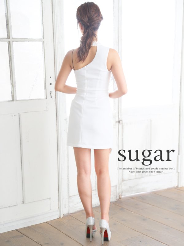 画像8: SALE！【Riageセール】ワンショルホルタ―ネックミニキャバドレス/ミニドレス♪　T-1054[HC02]【T】 (8)