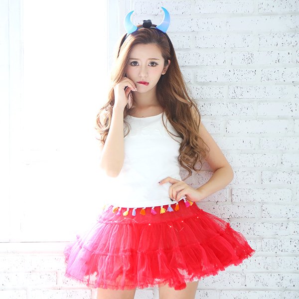 画像11: 【SALE!!】【ハロウィンコスプレ】フェスにも使えるカラフルフリンジタンクトップ[HC02] (11)