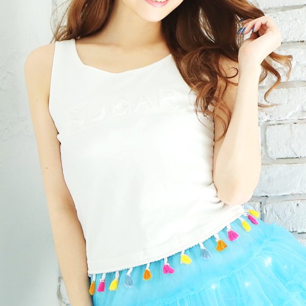 画像10: 【SALE!!】【ハロウィンコスプレ】フェスにも使えるカラフルフリンジタンクトップ[HC02] (10)