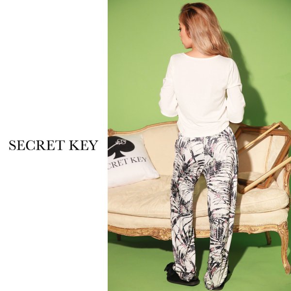 画像6: SALE！【ルームウェア：セットアップ】ボタニカルセットアップ　”ファッション雑誌SHeコラボ” [HC02] (6)