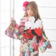 画像3: 【浴衣3点セット】 ☆ここでしか買えない！☆さくりなコラボ商品☆プリンセスフラワー浴衣セット（19obi-2/Yheko030WH / Yhimo206 / A807knR）【YMT】 (3)