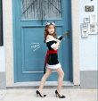 画像6: 【即日発送】【クリスマスコスプレ7点セット】【Malymoon/マリームーン】キャットサンタコスプレ【フリーサイズ/1カラー】[YMT] (6)