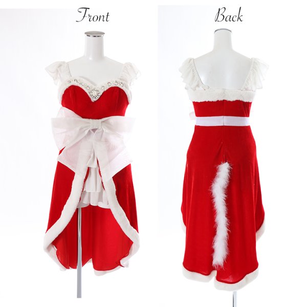 画像10: 【ノベルティ対象】【即日発送】【sugar nine サンタコス4点セット】【S〜Lサイズ/1カラー】さくりなちゃんコラボサンタコスプレ[YMT] (10)