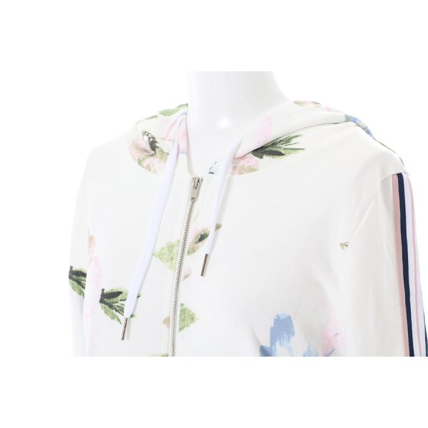 画像13: 【ルームウェア：セットアップ】SALEサイドライン×フラワーパーカー/ジャージ/スウェット/部屋着/パジャマ/ロングスカート / セットアップルームウェア[HC02] (13)