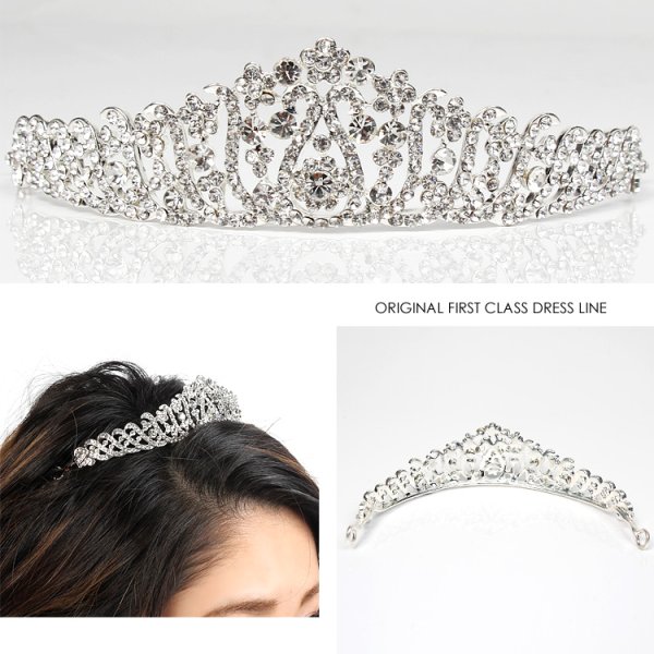 画像2: 【アクセサリー:ヘアアクセ】【Angel R/エンジェルアール】ティアラ/ヘッドアクセサリー/髪飾り【OF02C-U】 (2)