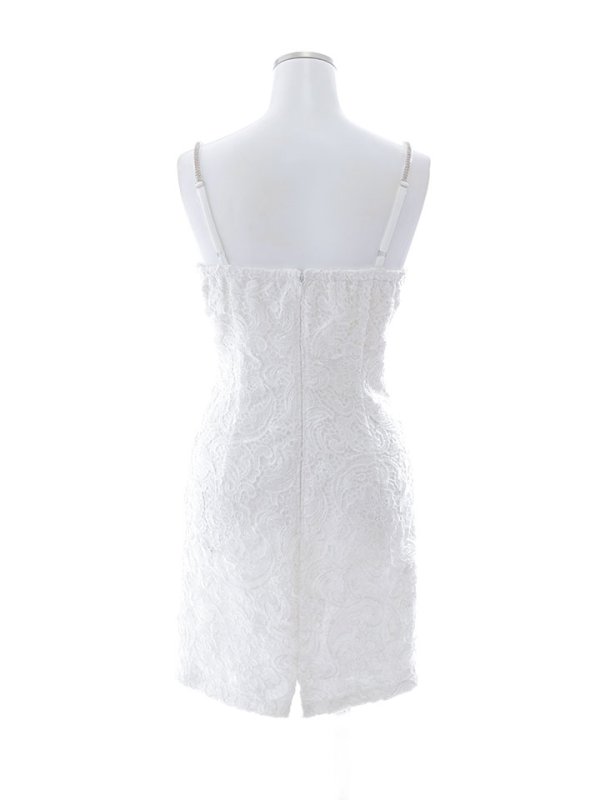 画像11: サイドシアー刺繍ドレス /透け/刺繍/タイト/キャミ/谷間見せ /背中見せ/ミニドレス /キャバドレス【XS-Mサイズ/1カラー】[HC02] 【SB】dzc (11)