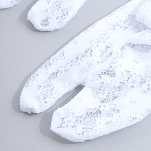 画像2: 【即日発送】浴衣レース足袋 [1カラー/フリーサイズ] [YMT-U] (2)