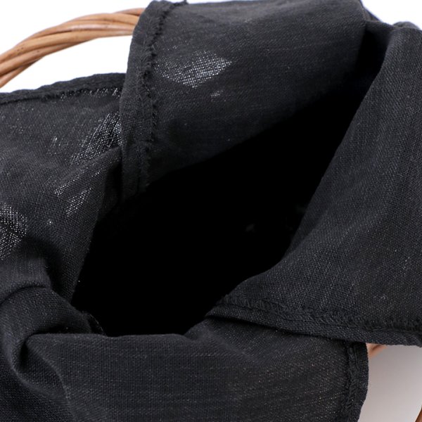 画像4: 【即日発送】ラタン編み長方形カゴバッグ【YMT】 (4)