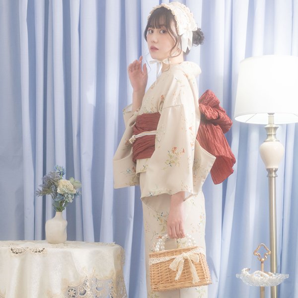 画像11: 【即日発送】パールレースリボン台形型カゴバッグ【YMT】 (11)