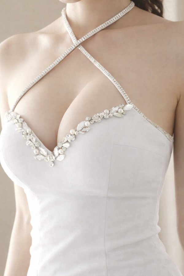 画像15: 【送料無料】【即日発送】新色登場！ホルターネックラメビジューストレッチミニドレス/キャバドレス【XS-Mサイズ/2カラー】[OF03] 【YN】dzwvGI (15)